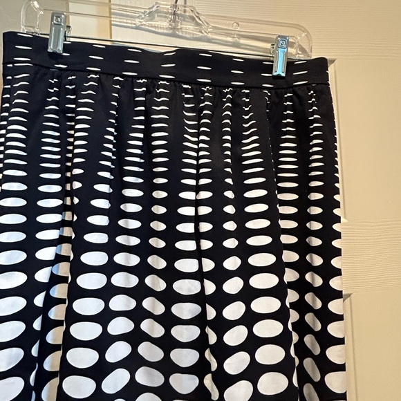 J. Crew Polka Dot A-Line Skirt with Pockets, Size 12 - Picture 4 of 5